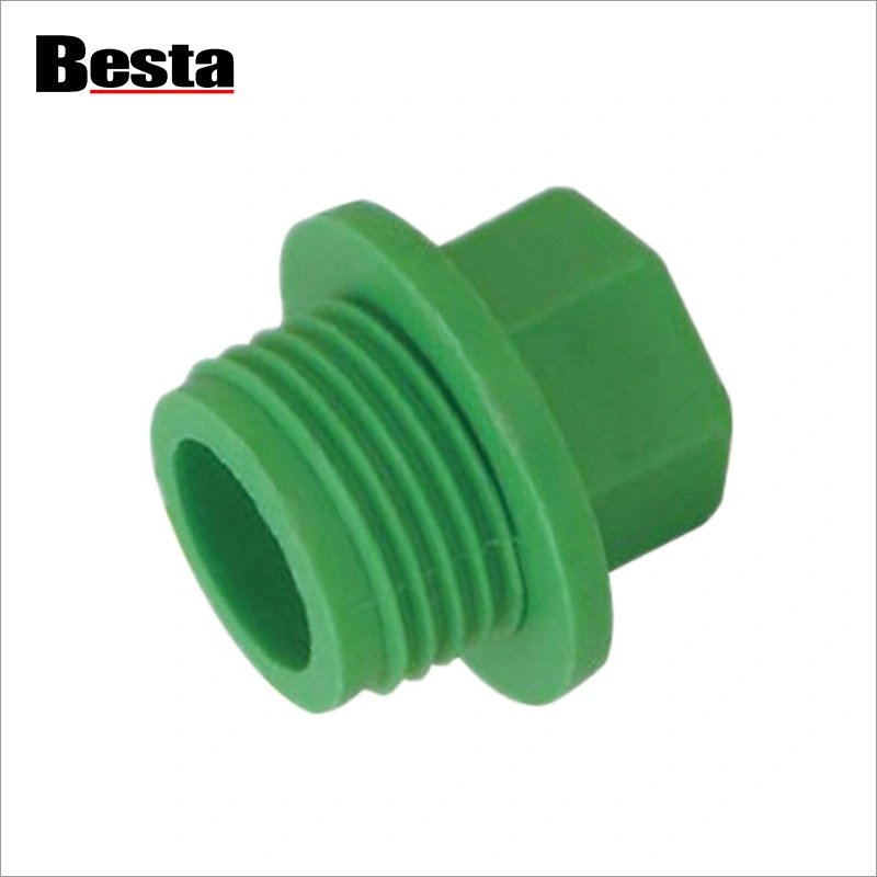 PPR Plastikozko Fitting Thread Plug - harizko tapoien sarrera